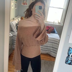 Free People Off-the-Shoulder sweater